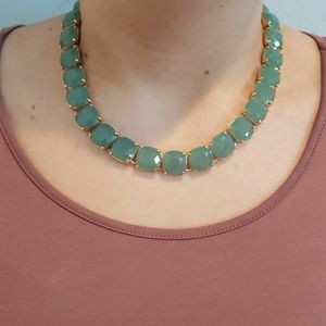 Fornash Statement Necklace Aqua stones